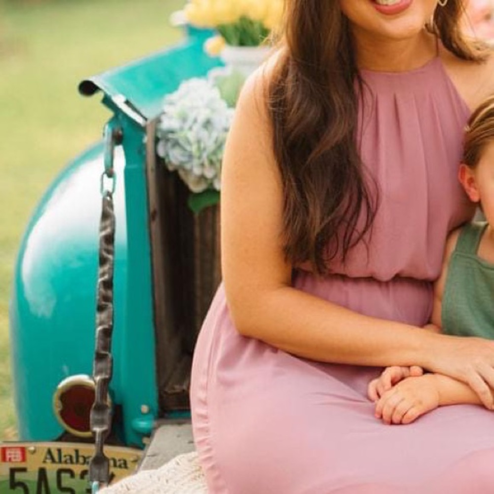Light purple maxi dress